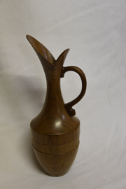 Walnut classical jug by Gordon Hannah